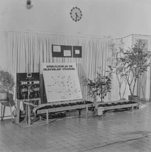 Ausstellungstafeln und Modelle