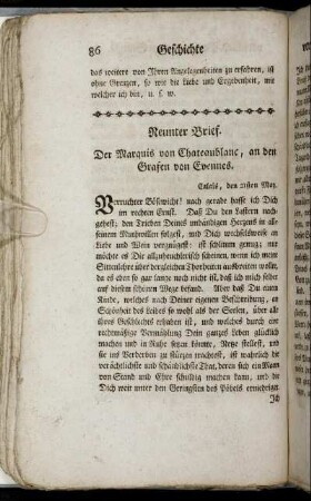 Neunter Brief. - Neunzehnter Brief.