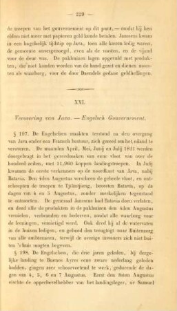 XXI. Verovering van Java. - Engelsche gouvernement