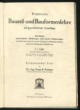 1905: Erläuternder Text (Textband)