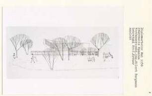Stadthalle, Berlin-Spandau (Diplomarbeit bei Willy Kreuer): Ansicht
