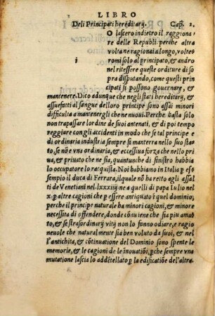 Il Principe De Niccolo Macchiauelli ... : La Vita Di Castrvccio Castracani da Lucca ... Il Modo Che Tenne il Duca Valentino per ammazare Vuellozo ... I Ritratti Delle Cose della Francia, & della Alamagna ...