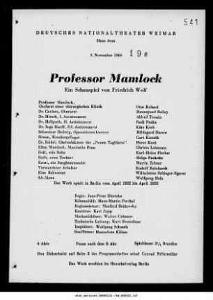 Professor Mamlock