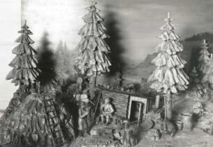 Bergmänner auf dem Köhler-Berg, Feierohmdschau, Schwarzenberg 1937