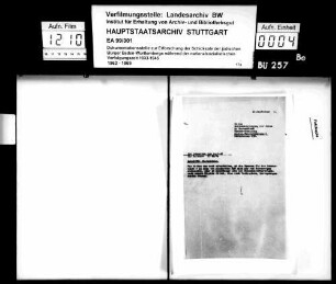 Oberrat der Israeliten Badens Schriftwechsel 1941 - 1942
