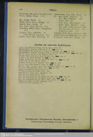 Fabriken und industrielle Etablissements
