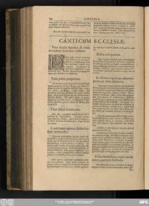 Canticum Ecclesiae.