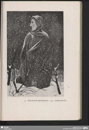 Wächter im Schnee (Bild 1943 verbrannt)