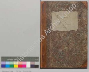 "Tagebuch für Witib Krupp [Helene Amalie Krupp] in Essen"
