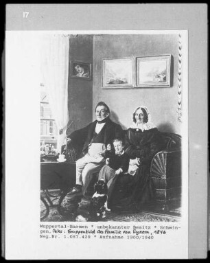 Gruppenbild der Familie von Eynern