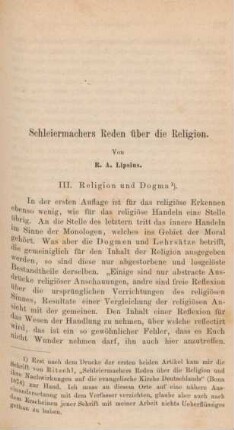 269-315 Schleiermachers Reden über die Religion : Schluss