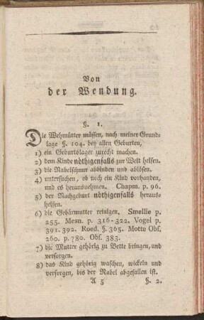 Von der Wendung