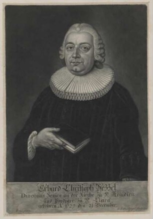 Bildnis des Erhard Christoph Bezzel