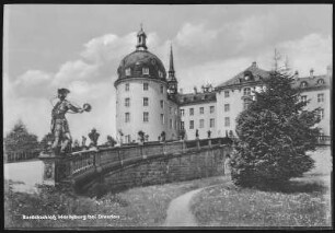 Moritzburg. Aufgang zum Schloss