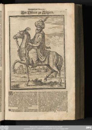 Ein Officier zu Algiers.