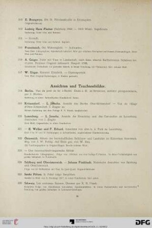 Ansichten und Trachtenbilder (Nr. 318-326)