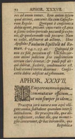 Aphor. XXXVII.