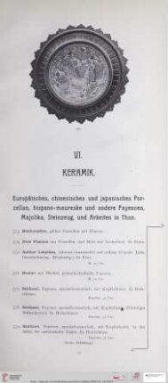 VI. Keramik (Nr. 573 - 1097)