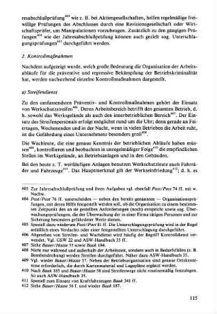2. Kontrollmaßnahmen