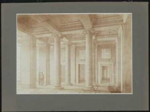 Museumsinsel, Berlin Pergamon-, Deutsches und Vorderasiatisches Museum: Ansicht, Innenraum, Säulenhalle