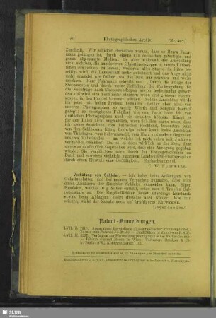 Patent-Anmeldungen