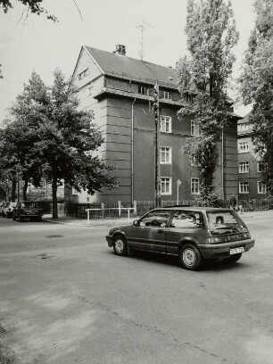 Glauchau, Wohnhaus, Eckansicht