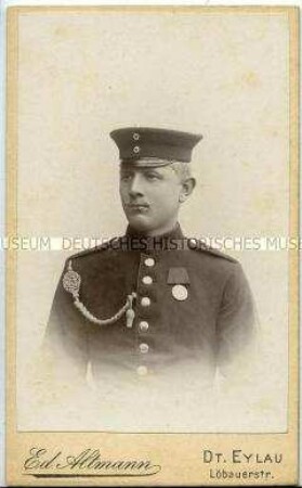 Porträt eines Soldaten, Carte de Visite