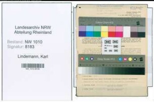 Entnazifizierung Karl Lindemann , geb. 17.04.1906 (Ingenieur)