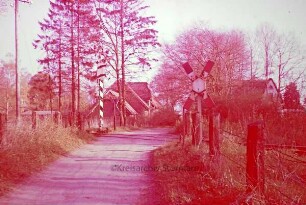 Vorburg: Bahnübergang