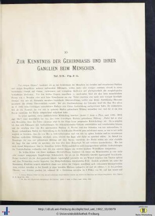 Zur Kenntniss der Gehirnbasis und ihrer Ganglien beim Menschen.