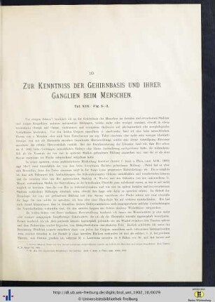 Zur Kenntniss der Gehirnbasis und ihrer Ganglien beim Menschen.