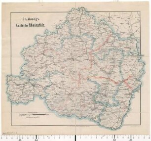 G. L. Wenng's Karte der Rheinpfalz
