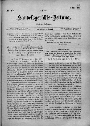 No. 32. 8. August 1874
