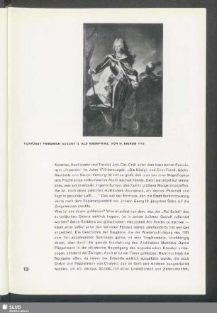 Kurfürst Friedrich August II. Als Kronprinz. Von H. Rigaud 1715