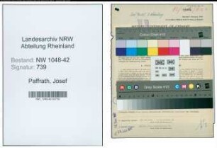 Entnazifizierung Josef Paffrath , geb. 26.02.1900 (Dreher)