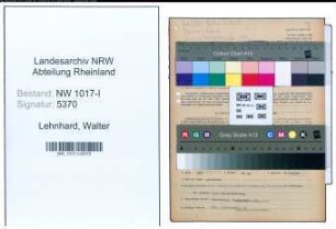 Entnazifizierung Walter Lehnhard , geb. 10.07.1912 (Friseurmeister)