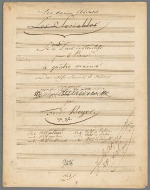 Duos; C; pf 4hands; op. 97/1 - BSB Mus.Schott.Ha 9989-2