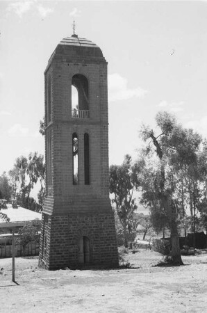 Campanile in Addis Abeba : Der Campanile der Kirche von Addis Abeba.