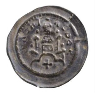 Münze, Pfennig, Brakteat, 1205/1232