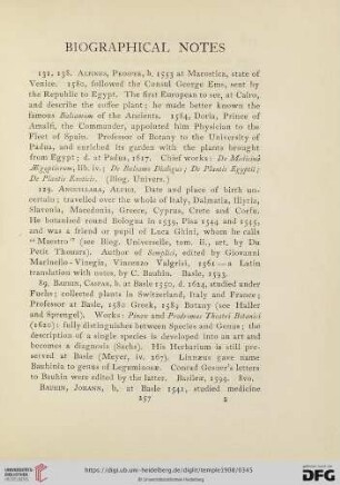 Biographical Notes