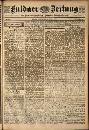 Ausgabe vom Dienstag, den 25. Oktober 1898.
