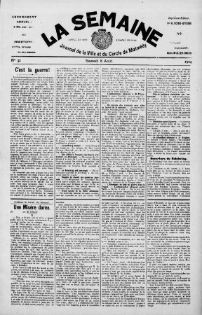 La semaine. 1858-1916