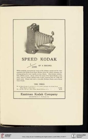 Eastman Kodak Company [Speed Kodak Camera]