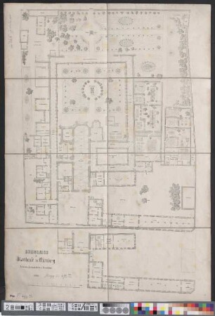 Grundriss der Karthause zu Nürnberg : Sitz des germanischen Museums