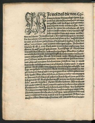 Wiewol dann die von Costantz in ihrm Schmachgirigenn Lugenbuch alle beschaydenhaytt an uns vergessen ...
