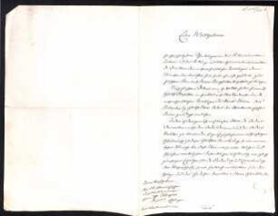 Handschriftlicher Brief an Heuglin