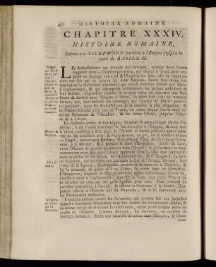 [Histoire du Régne de Michel II.] - [Histoire du Régne de Leon V.]