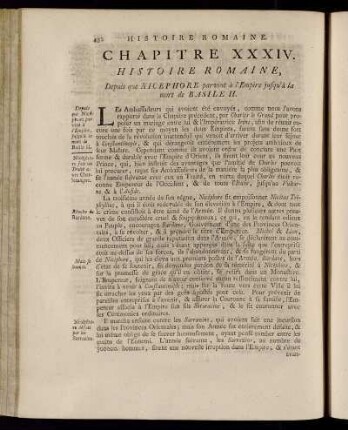 [Histoire du Régne de Michel II.] - [Histoire du Régne de Leon V.]
