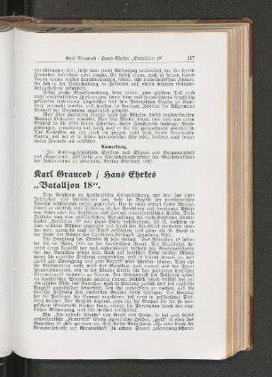 Karl Graucob / Hans Ehrkes "Batalljon 18"