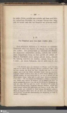 §. 21. Das Voigtland unter dem Hause Sachsen-Zeitz